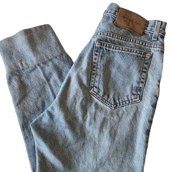 Calvin Klein Vintage High Waisted Mom Jeans - Picture 1 of 12